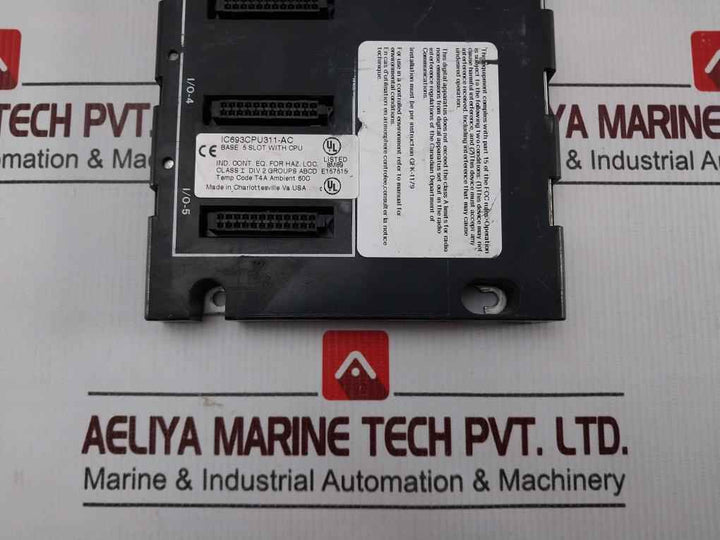 Ge Fanuc Ic693Cpu311-ac Programmable Controller 395-027M 8.21