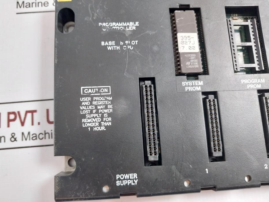 Ge Fanuc Ic693Cpu311Y Programmable Controller 5 Slot Base 395-027J