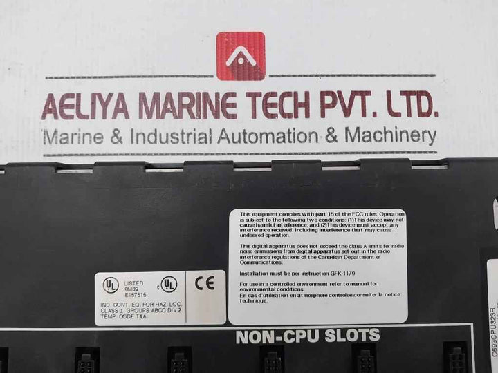 Ge Fanuc Ic693Cpu323R Programmable Controller Base 10-slot With Cpu T4A