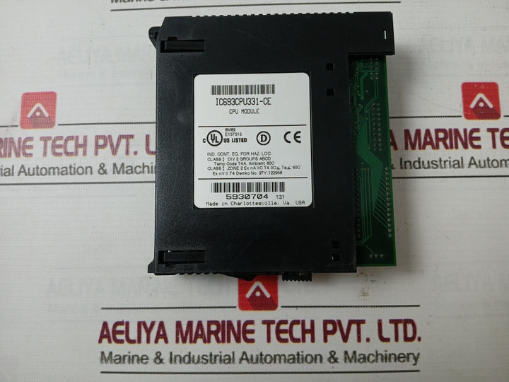 Ge Fanuc Ic693Cpu331-ce Cpu Module 60C
