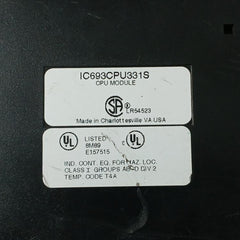 Ge Fanuc Ic693Cpu331S Cpu Module