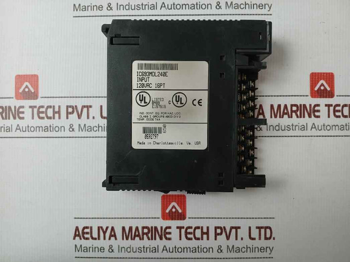 Ge Fanuc Ic693Mdl240E Ac Input Module 120Vac 16Pt