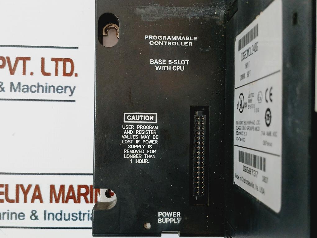 Ge Fanuc Ic693Mdl240G Programmable Controller 120Vac~ 50/60Hz