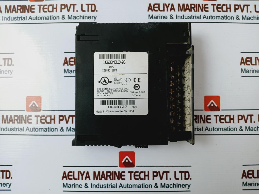 Ge Fanuc Ic693Mdl240G Programmable Controller 120Vac~ 50/60Hz