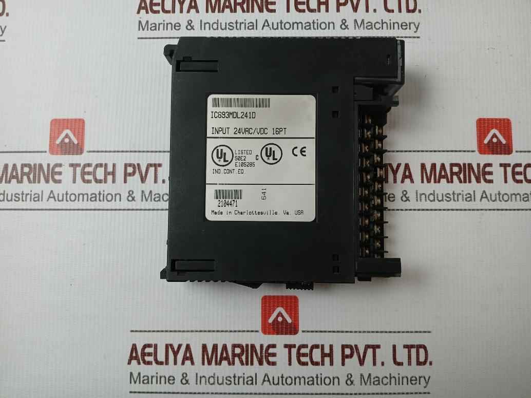 Ge Fanuc Ic693Mdl241D 16 Point Input Module 24Vac/Vdc 2104471
