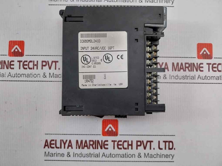Ge Fanuc Ic693Mdl241D Plc Input Module 24Vac/Vdc 16 Point