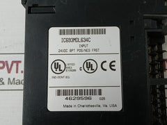 Ge Fanuc Ic693Mdl634C Input Module E105285 24Vdc