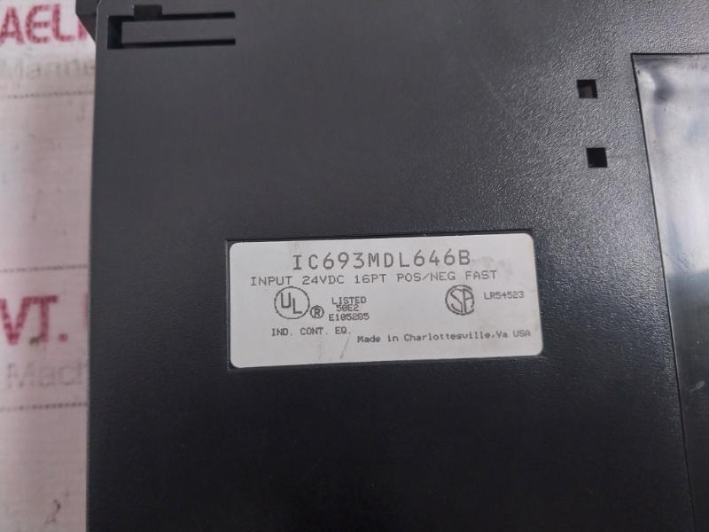 Ge Fanuc Ic693Mdl645B Input Module 16 Point Pos/Neg Fast 24Vdc 7.0Ma/Pt