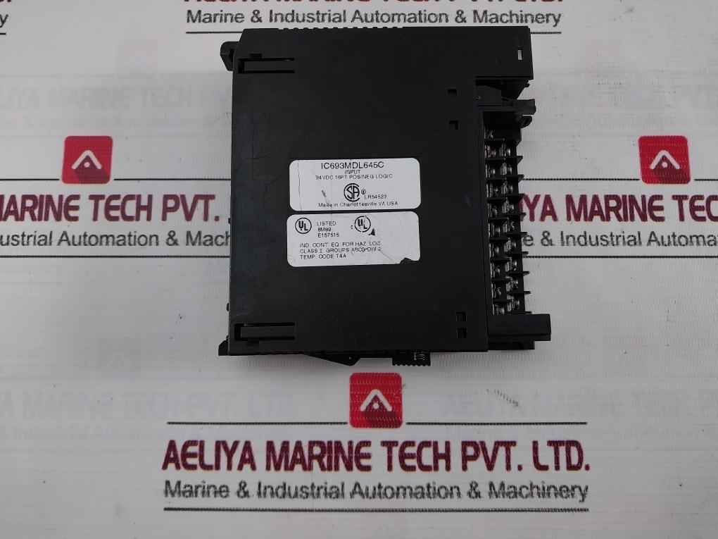 Ge Fanuc Ic693Mdl645C Input Module 24Vdc