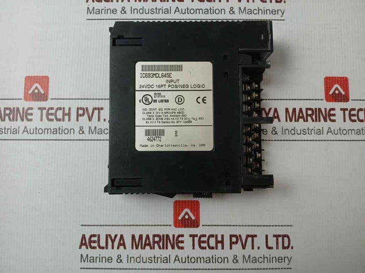 Ge Fanuc Ic693Mdl645E 16 Point Positive/Negative Logic Input Module 24Vdc