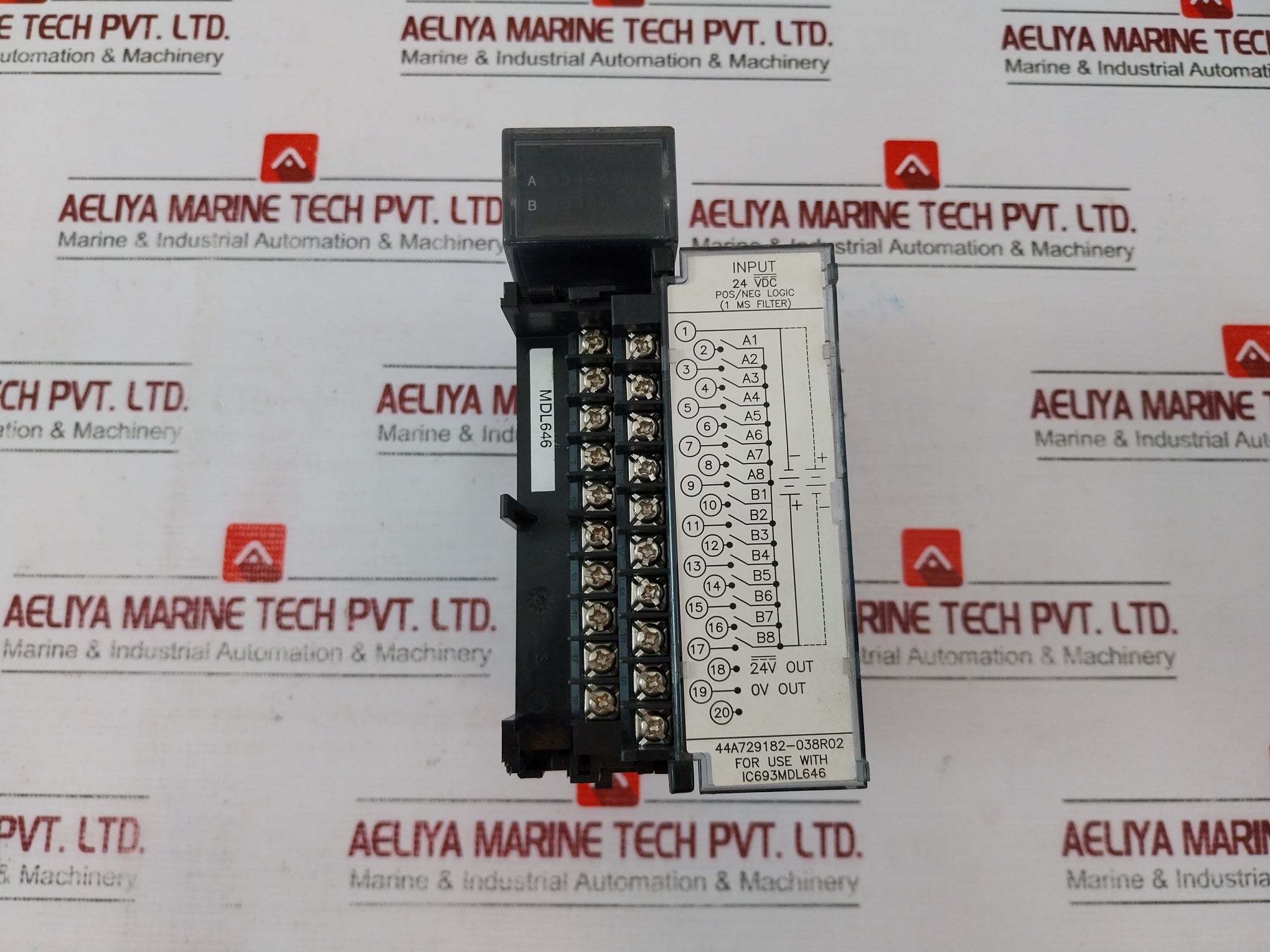 Ge Fanuc Ic693Mdl646C 16 Point Input Module 24Vdc