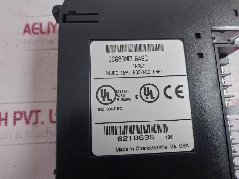 Ge Fanuc Ic693Mdl646C Input Module 24Vdc 6218635