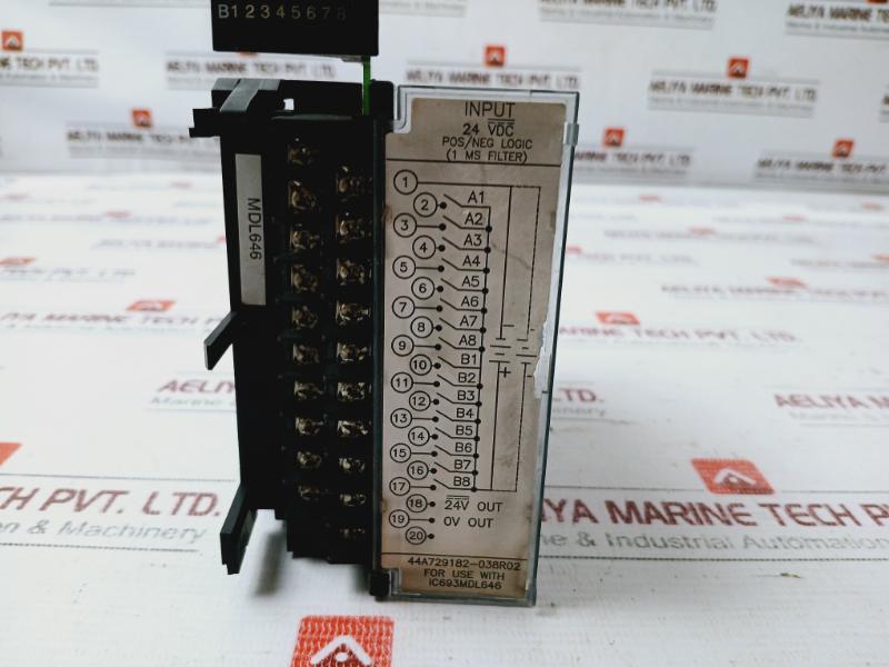Ge Fanuc Ic693Mdl646 Dc Positive/Negative Logic Input Module 24Vdc