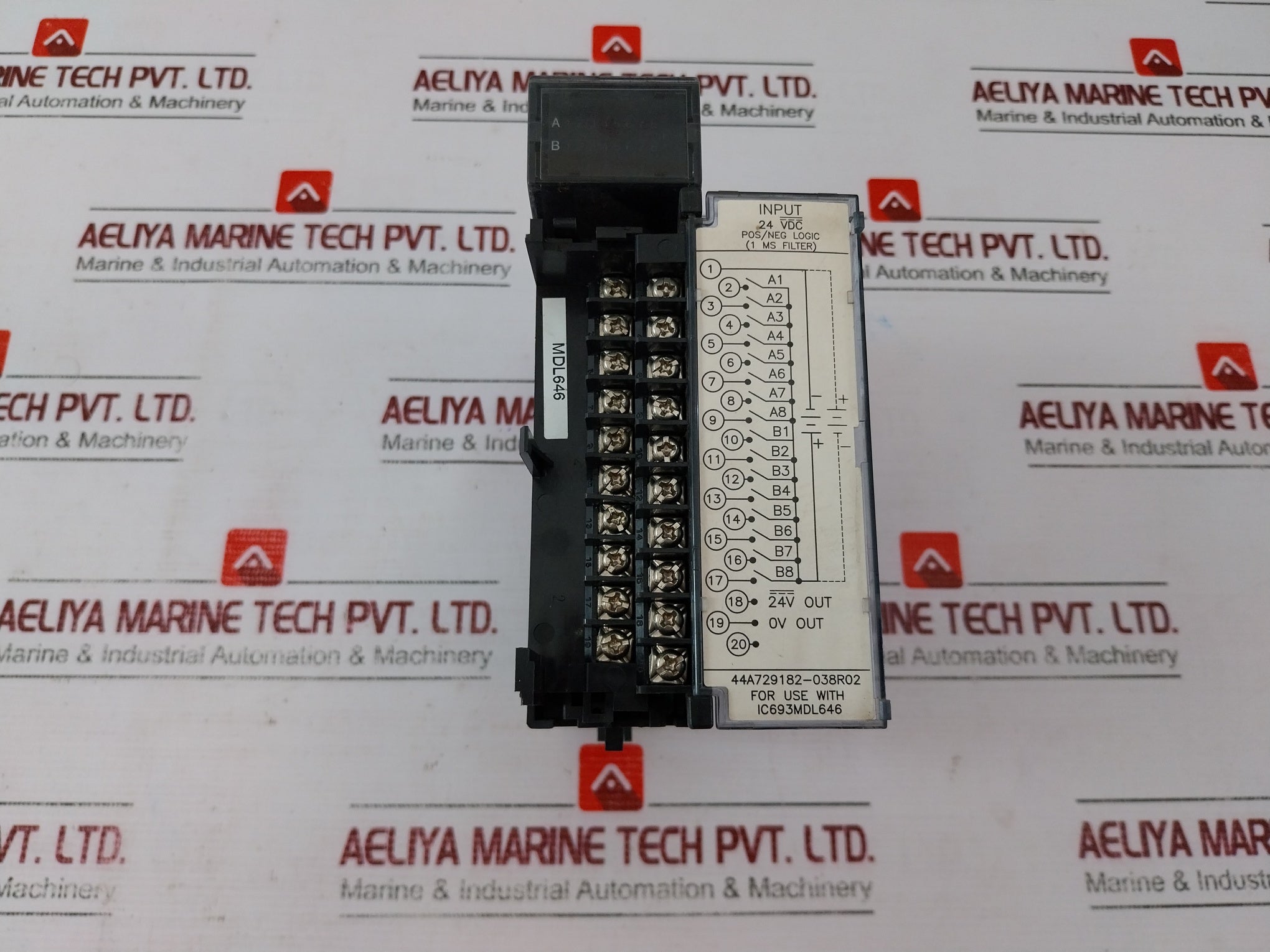 Ge Fanuc Ic693Mdl646E Logic 16 Point Input Module