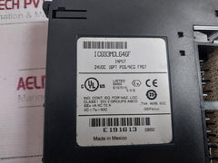 Ge Fanuc Ic693Mdl646F 16 Point Pos/Neg Logic Input Module 24Vdc