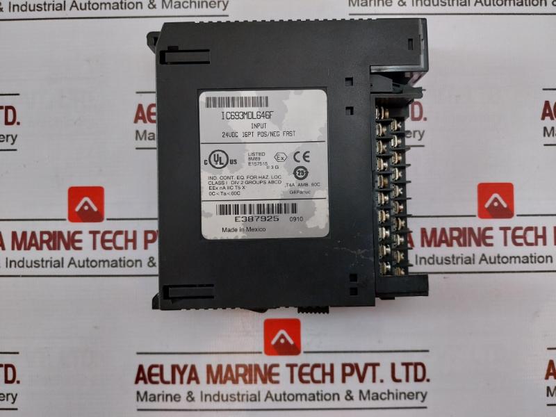 Ge Fanuc Ic693Mdl646F Positive Logic Input Module 24Vdc 16 Points