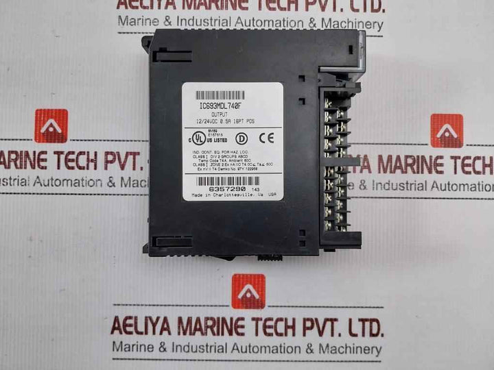 Ge Fanuc Ic693Mdl740F Positive Logic Output Module 16 Point 12/24Vdc 0.5A