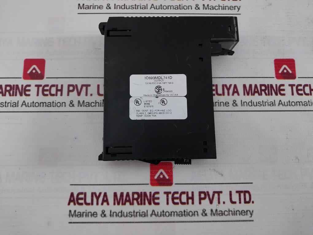 Ge Fanuc Ic693Mdl741D Output Module 12/24 Vdc 0.5A 16Pt