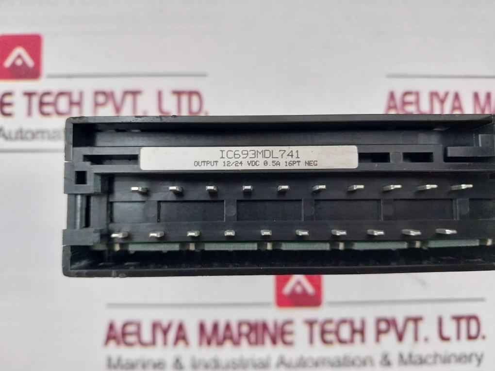 Ge Fanuc Ic693Mdl741D Output Module 12/24 Vdc 0.5A 16Pt