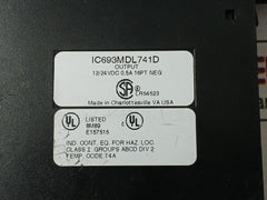 Ge Fanuc Ic693Mdl741D Output Module 12/24Vdc 0.5A