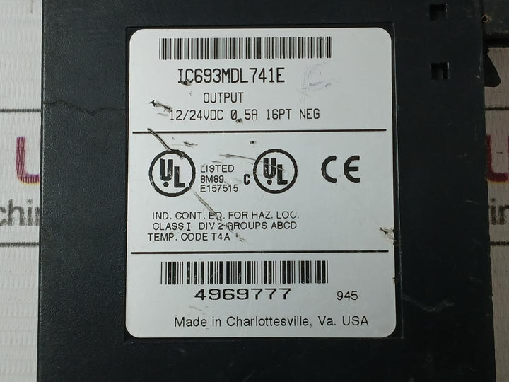 Ge Fanuc Ic693Mdl741E Output Module