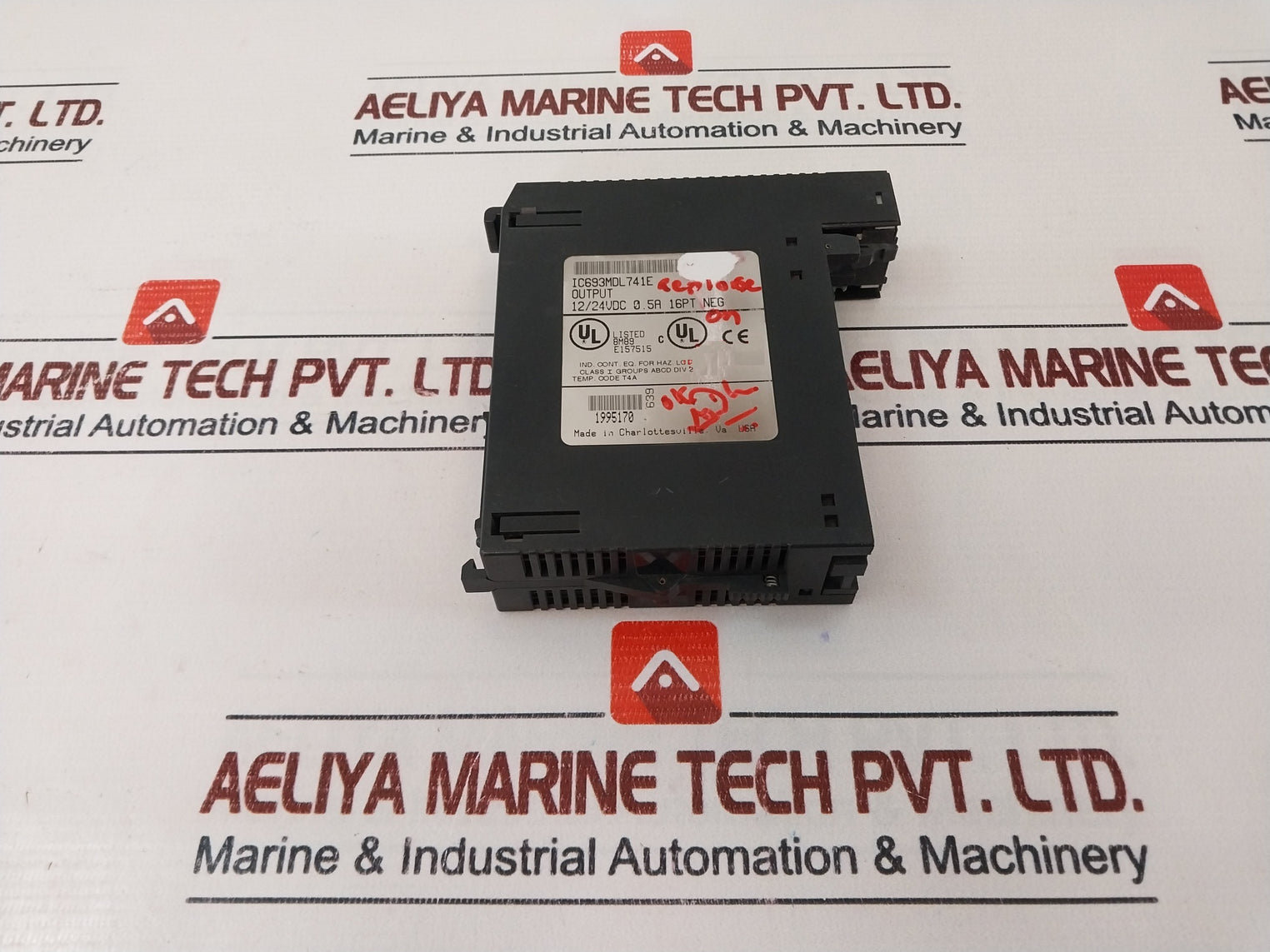 Ge Fanuc Ic693Mdl741E Output Module 12/24Vdc 0.5A