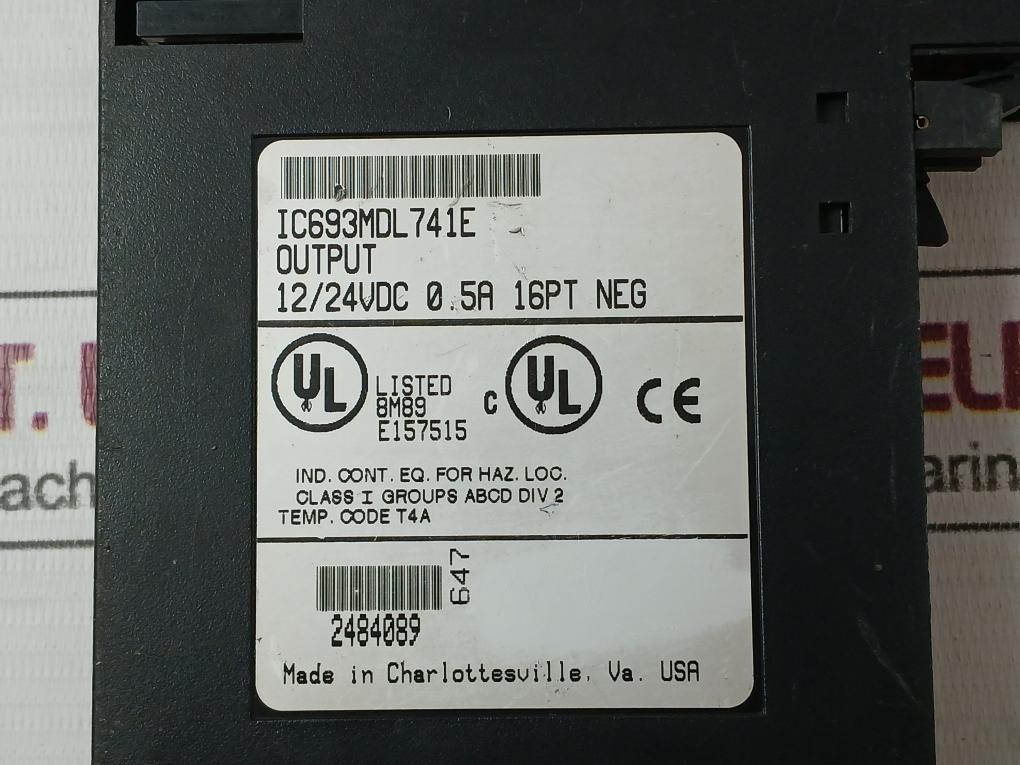 Ge Fanuc Ic693Mdl741E Output Module T4A