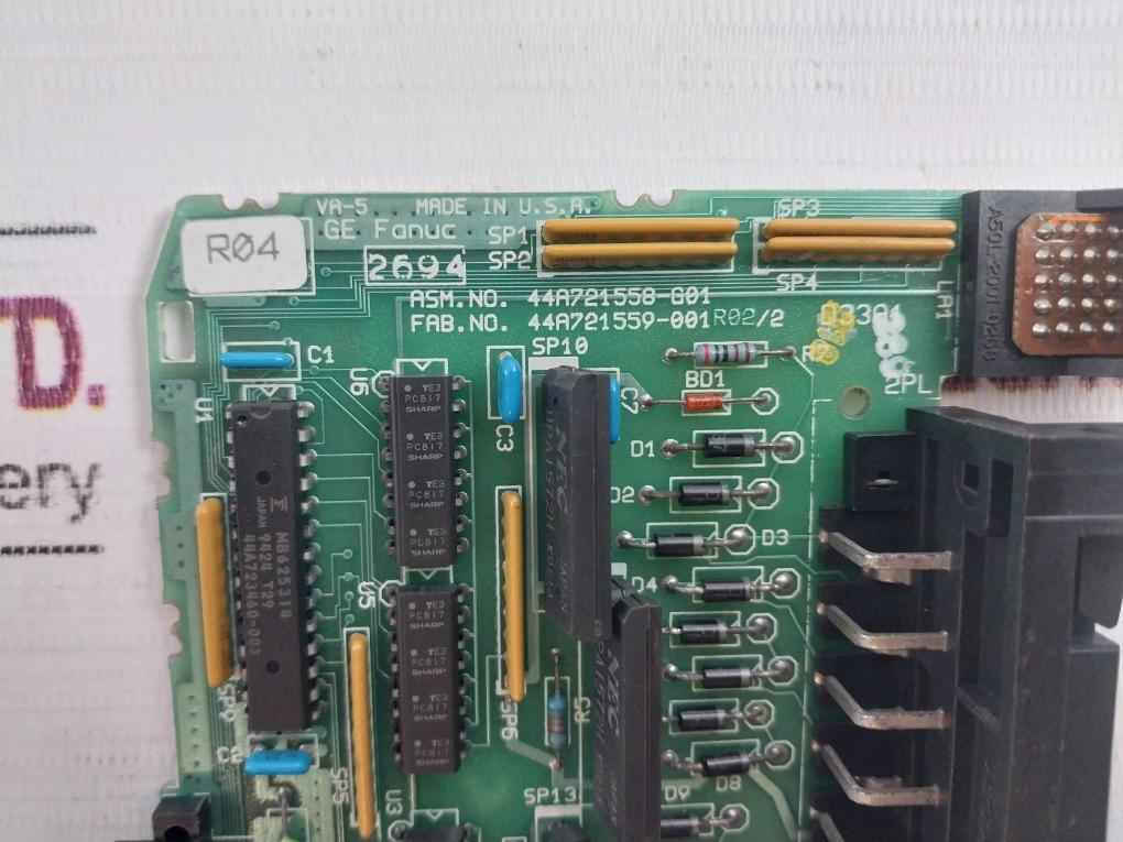 Ge Fanuc Ic693Mdl741 Positive Logic Dc Output Module 12/24 Vdc 0.5A 16Pt