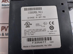Ge Fanuc 12/24VDC 1A 16PT POS Output Module IC693MDL742J
