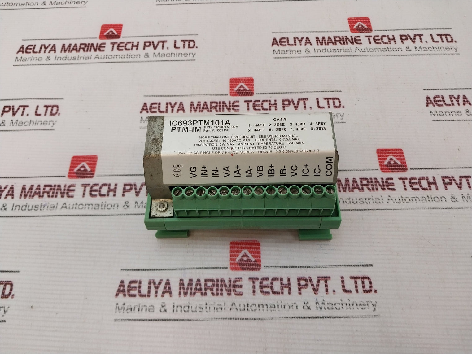 Ge Fanuc Ic693Ptm101A Power Transducer Module 0-7.5A 10-150Vac