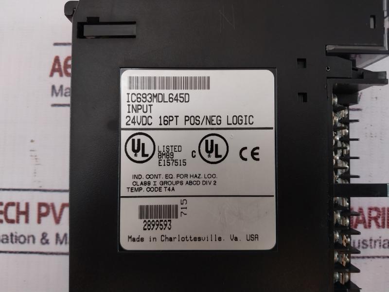 Ge Fanuc Ic693Pwr321S Standard Power Supply Module 0.8A Max