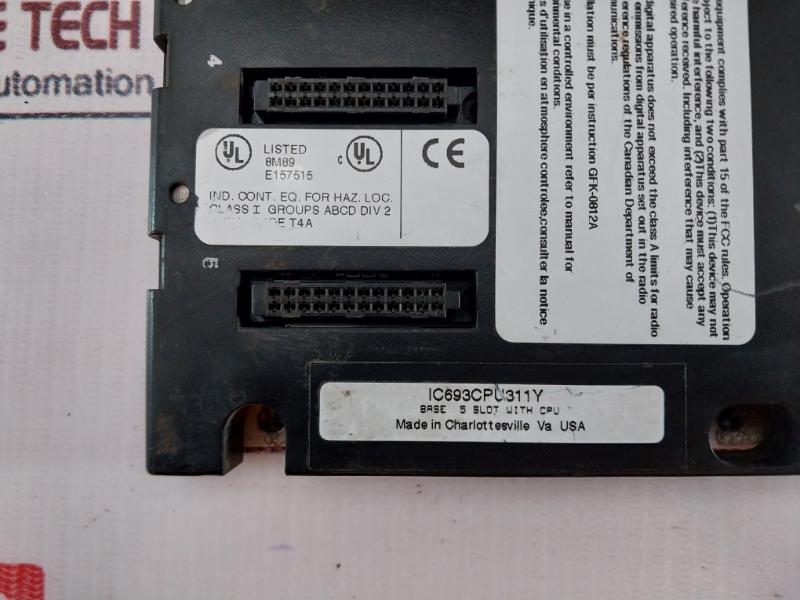 Ge Fanuc Ic693Pwr321S Standard Power Supply Module 0.8A Max