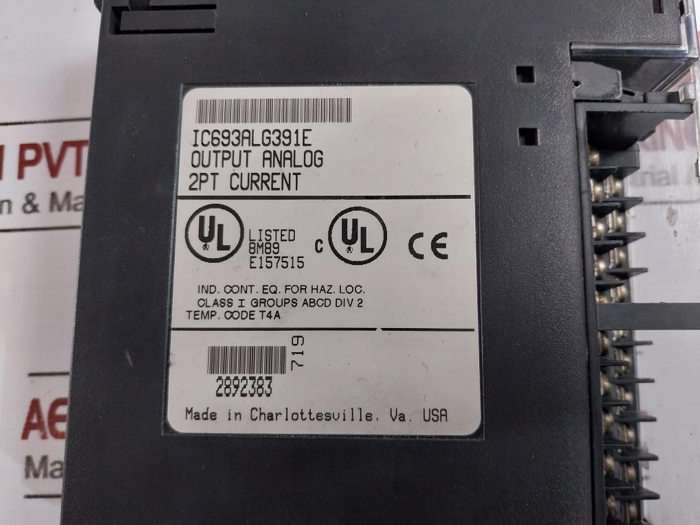GE Fanuc IC693ALG391E Analog Current Output Module