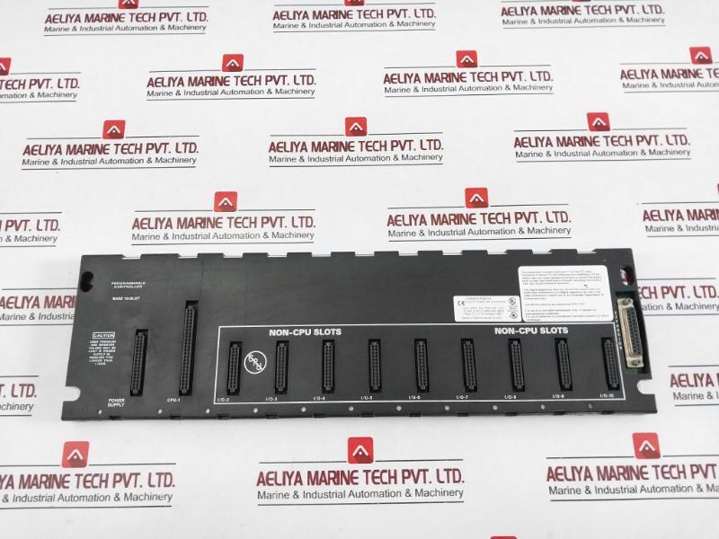 Ge Fanuc Ic693chs391m 10-slot Programmable Controller Base E157515