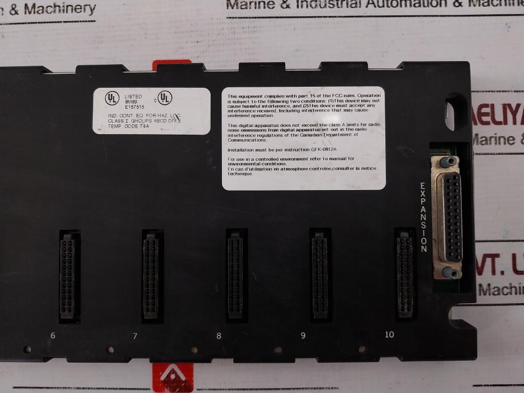 Ge Fanuc Ic693chs392e 10-slot Base Expansion Module E157515 T4a