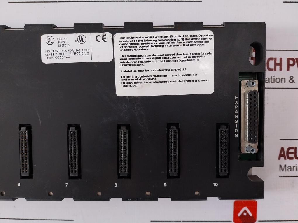 Ge Fanuc Ic693chs392f Base 10-slot Expansion Module