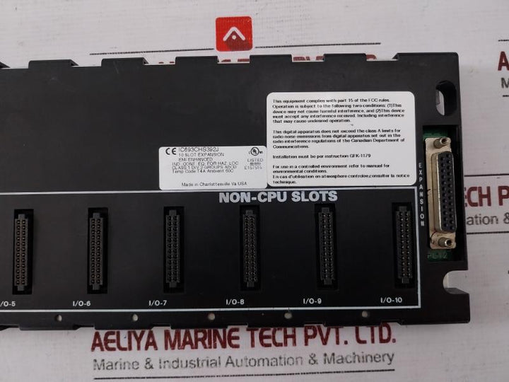 Ge Fanuc Ic693chs392j 10-slot Expansion Rack
