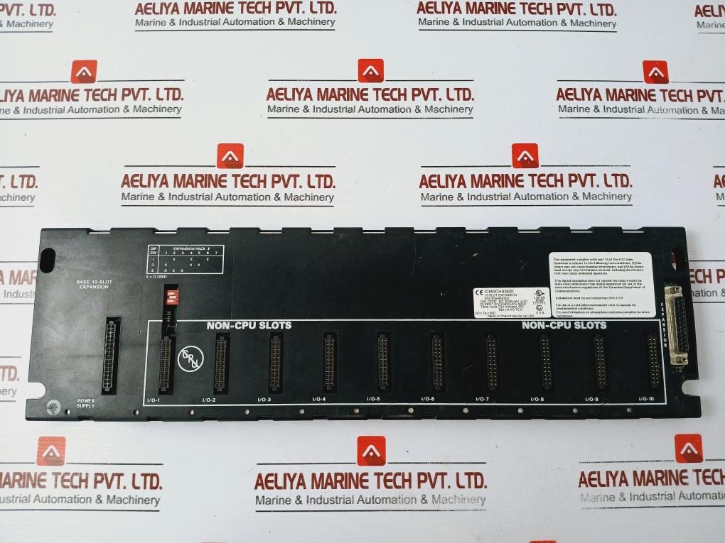 Ge Fanuc Ic693chs392k 10-slot Expansion Base