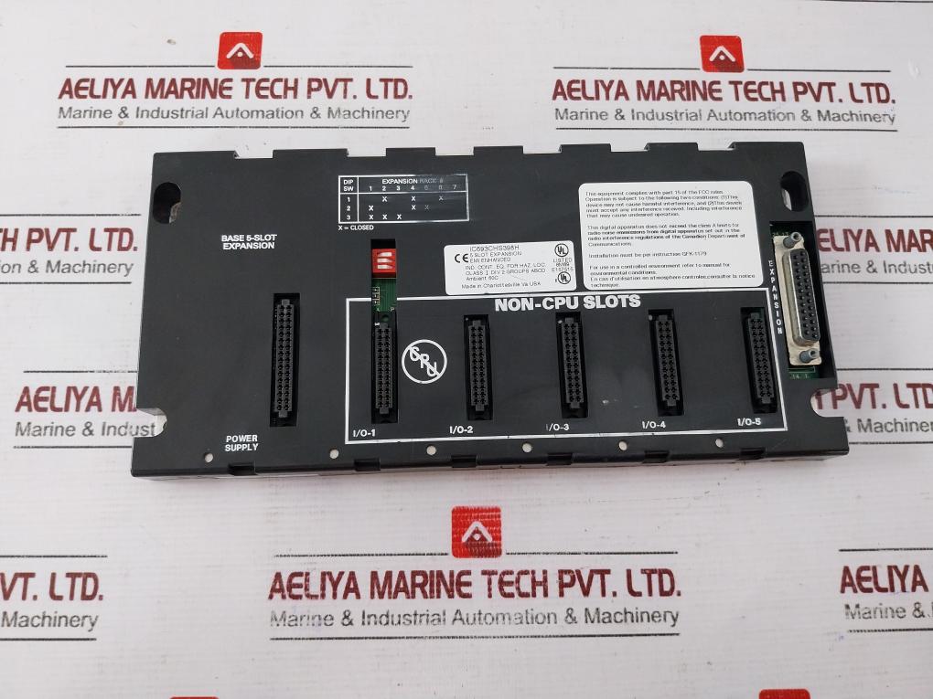 Ge Fanuc Ic693chs398h 5-slot Expansion Base