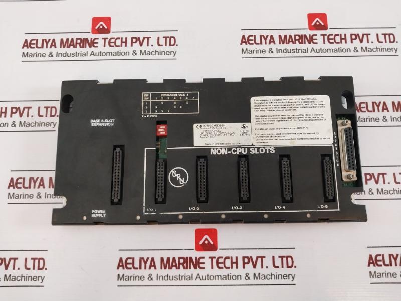 Ge Fanuc Ic693chs398h 5-slot Expansion Base, Emi Enhanced
