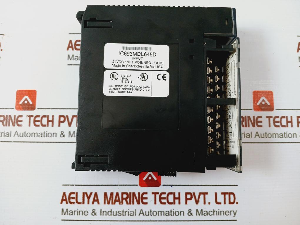 Ge Fanuc Ic693mdl645d Input Module 16 Pt 24vdc