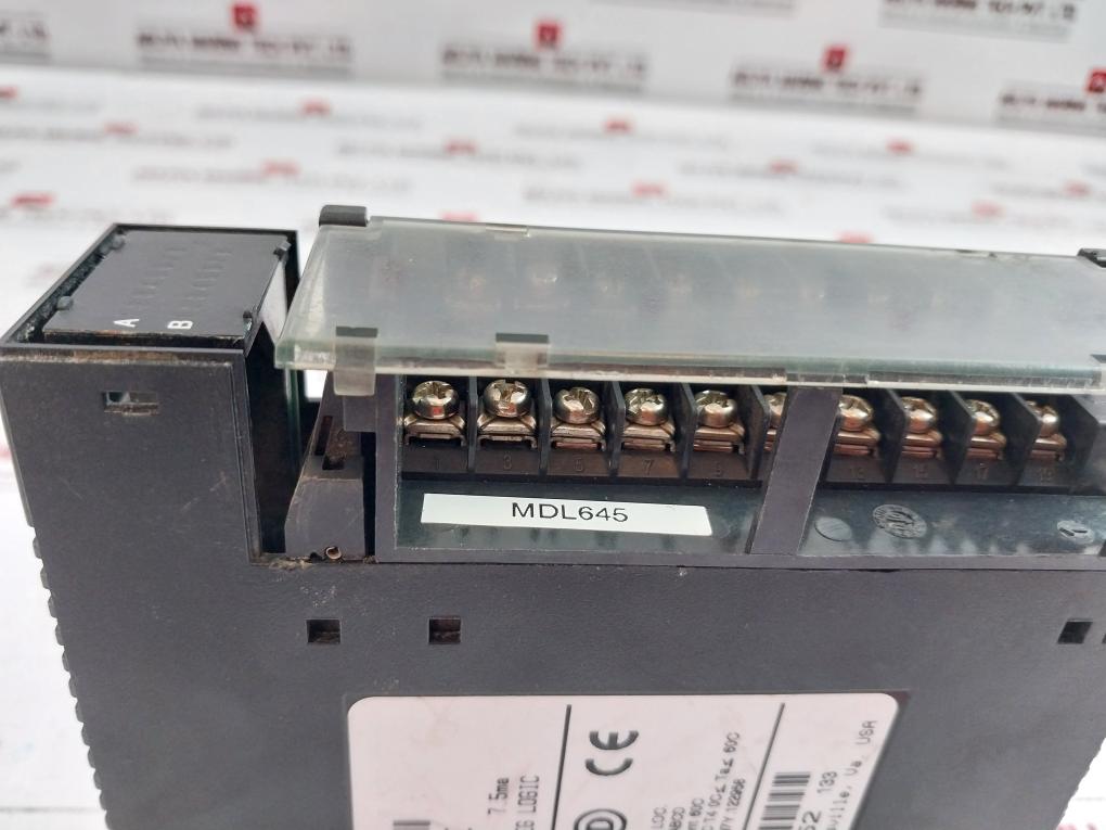 Ge Fanuc Ic693mdl645e Input Module 16 Point Pos/neg Logic 24 Vdc 7.5ma