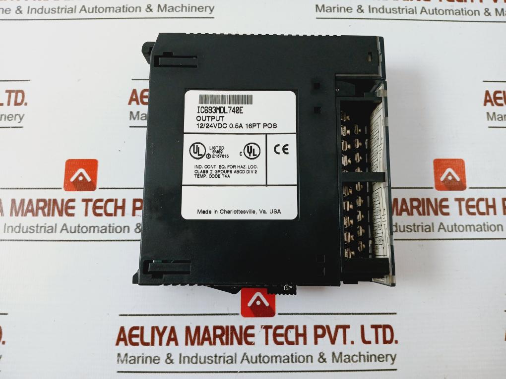 Ge Fanuc Ic693mdl740e Output Module 12/24vdc 16pt Positive Logic