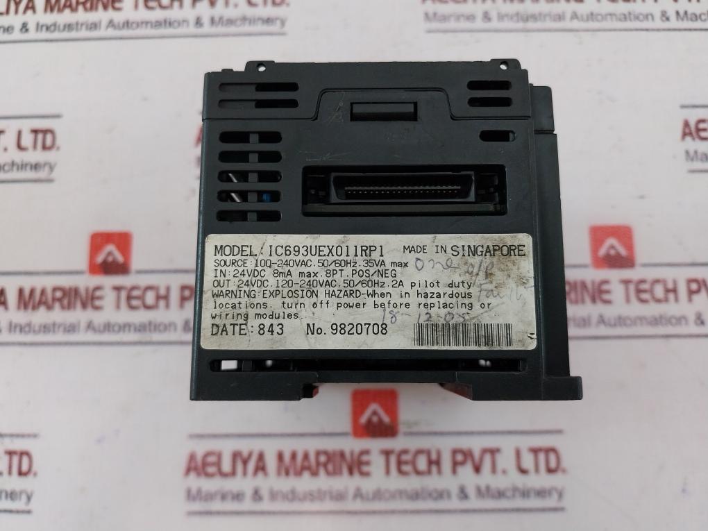 Ge Fanuc Ic693uex011rp1 Programmable Controller Fanuc-series 90 Micro Expansion Unit