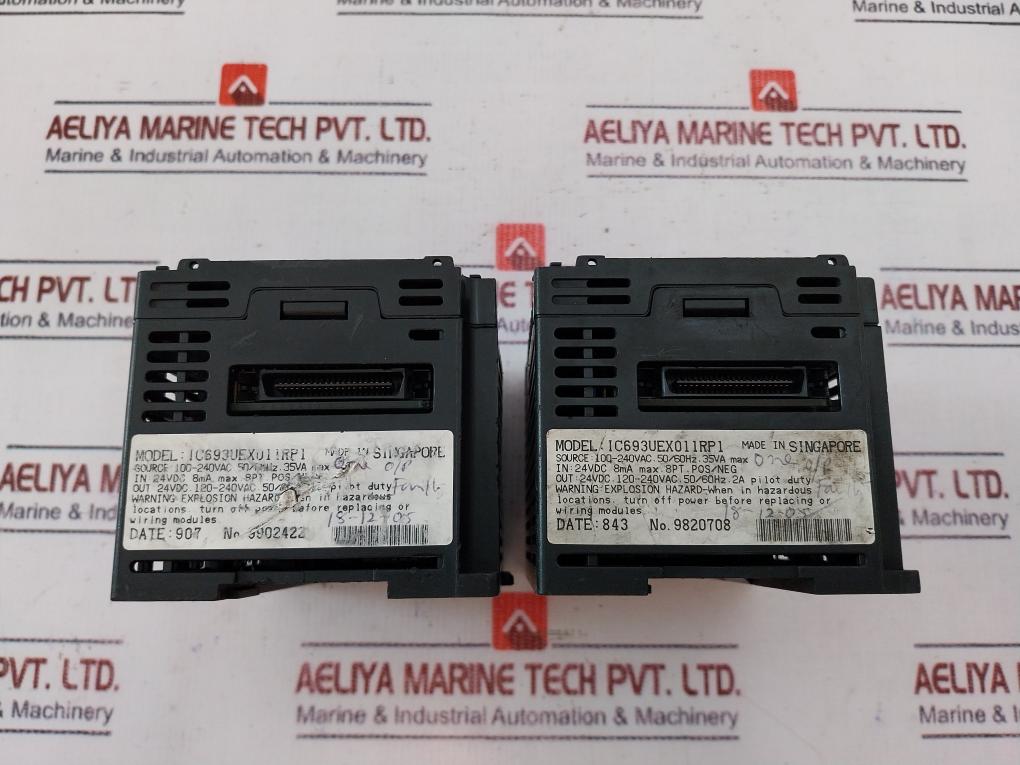 Ge Fanuc Ic693uex011rp1 Programmable Controller Fanuc-series 90 Micro Expansion Unit