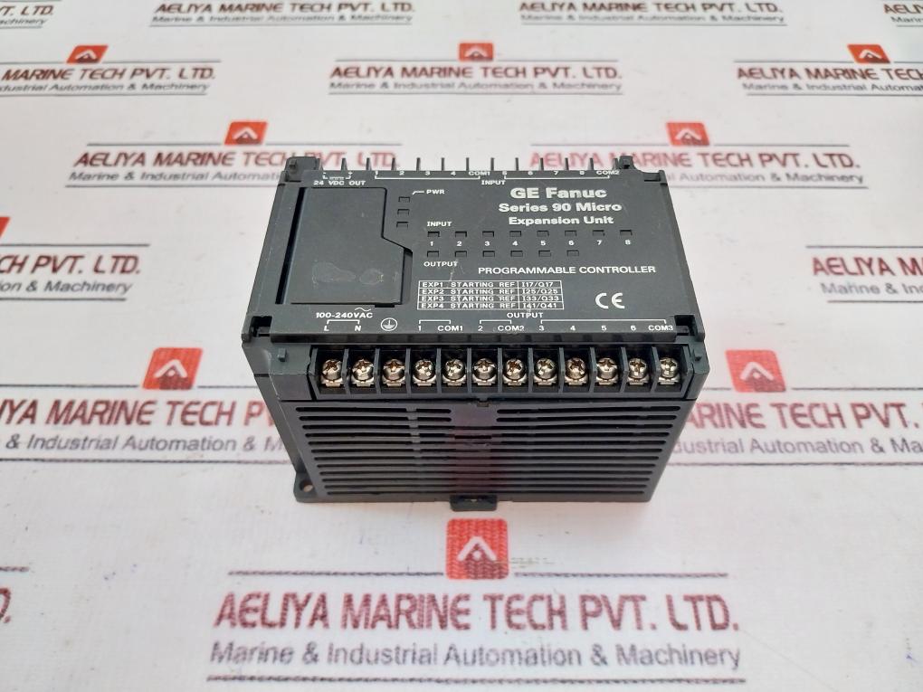 Ge Fanuc Ic693uex011rp1 Programmable Controller Fanuc-series 90 Micro Expansion Unit