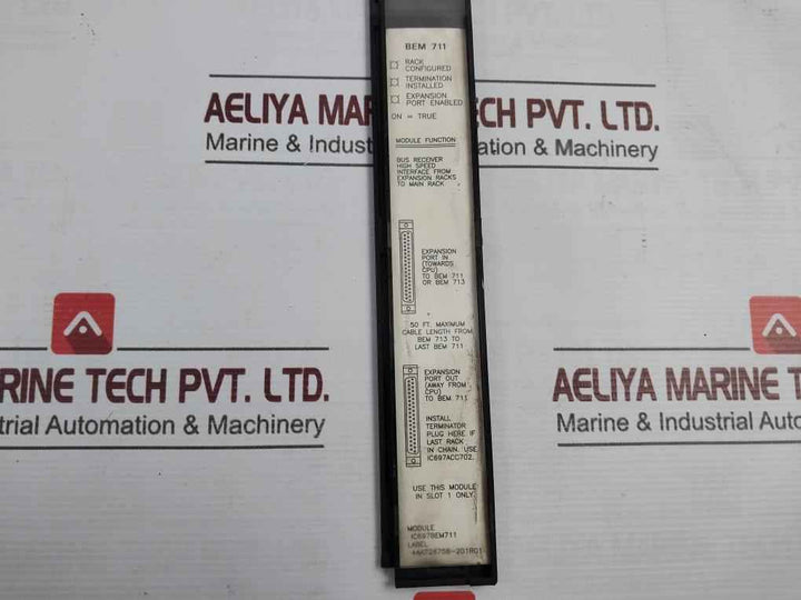 Ge Fanuc Ic697Pwr724F Plc Power Supply Module Ic697Bem711N D4C7A4 Ic697Mdl740