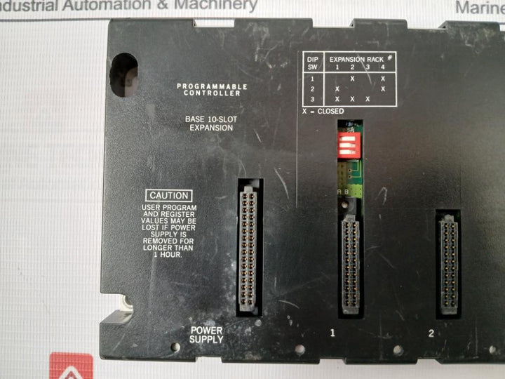 Ge Fanuc Programmable Controller, Base 10-slot Expansion E157515
