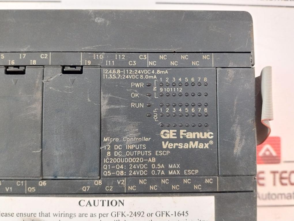 Ge Fanuc Versamax Ic200Udd020-ab Micro Controller 24Vdc