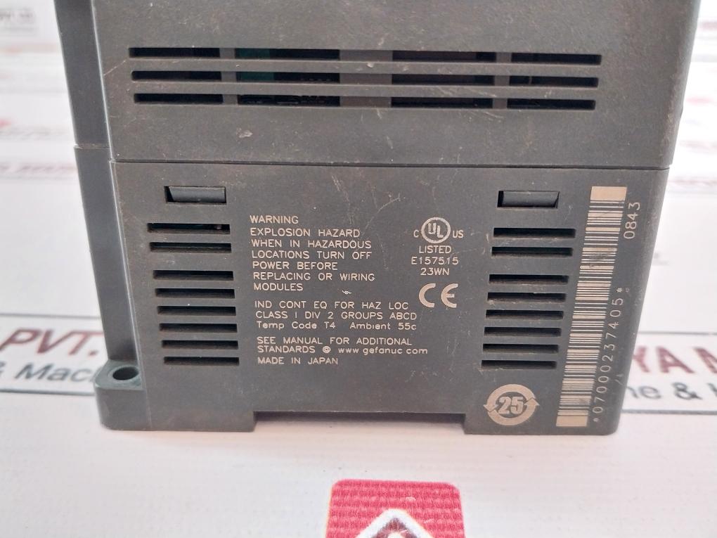 Ge Fanuc Versamax Ic200Udd020-ab Micro Controller 24Vdc